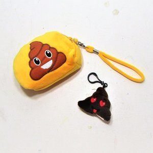 Poop Emoji Change Purses